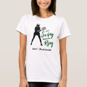 Tennis Bachelorette Last Swing Before the Ring T-Shirt (Vorderseite)