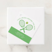Tennis Bachelorette Letzte Swing vor dem Ring Geschenkanhänger (Beispiel)