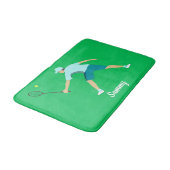Tennis Badematte (Schrägansicht)