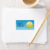 Tennis Ball Adressaufkleber (Insitu)