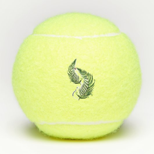 Tennis Ball Aotearoa NZ Fern Design (Vorderseite)