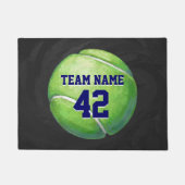 Tennis Ball Art Fußmatte (Vorderseite)