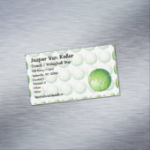 Tennis Ball Art Magnetische Visitenkarte (Beispiel)