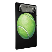 Tennis Ball Art Mini Klemmbrett (Schrägansicht)