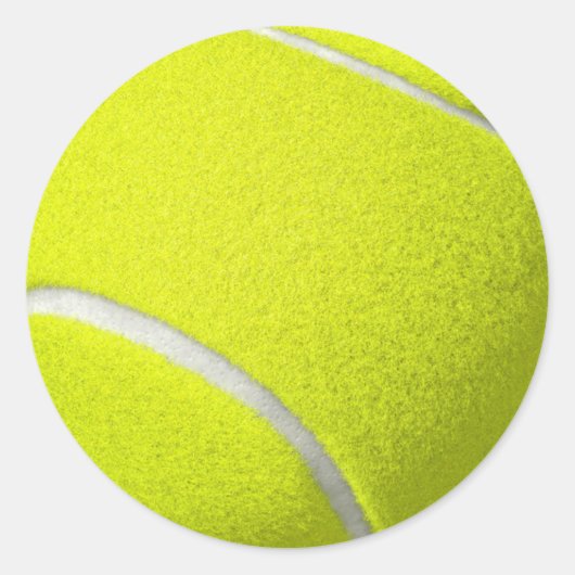 Tennis-Ball-Aufkleber Runder Aufkleber (Vorderseite)