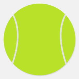 Tennis-Ball-Aufkleber Runder Aufkleber