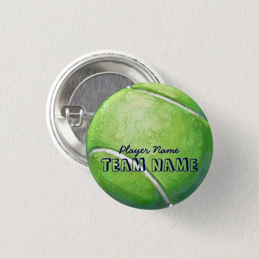 Tennis Ball Button (Vorne & Hinten)
