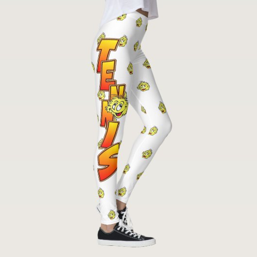 Tennis-Ball-Cartoon Legging Leggings (Rechts)