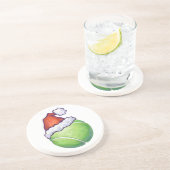 Tennis Ball Christmas Green Getränkeuntersetzer (Seite)