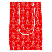 Tennis Ball Christmas Mittlere Geschenktüte (Rückseite)