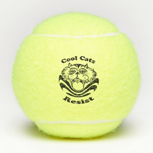 Tennis Ball - Coole Katzenresist (Vorderseite)
