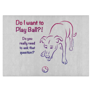 Tennis Ball Cutting Board Schneidebrett