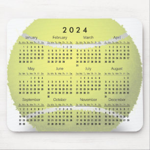 Tennis Ball Design 2024 Kalender Mousepad