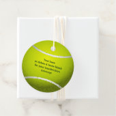Tennis Ball Design Fevor Card Geschenkanhänger (Beispiel)