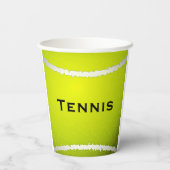 Tennis Ball Design Paper Cup Pappbecher (Rückseite)