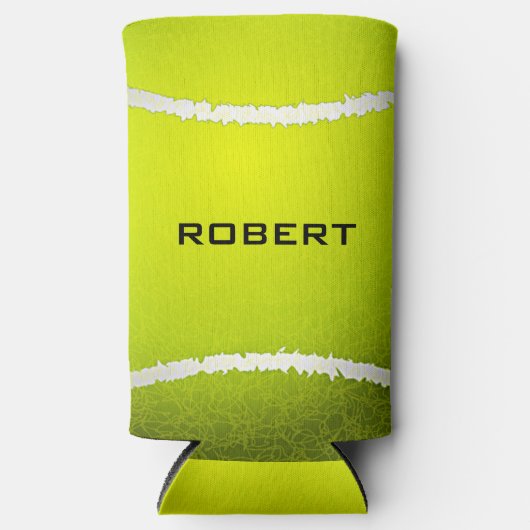 Tennis Ball Design Seltzer Can Cooler Selters Dosenkühler (Vorderseite)
