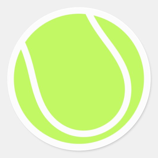 Tennis Ball Design Sticker (Vorderseite)