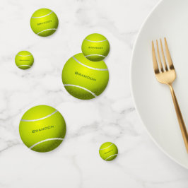 Tennis Ball Design Table Confetti Konfetti