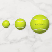 Tennis Ball Design Table Confetti Konfetti (Rückseiten)
