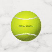 Tennis Ball Design Table Confetti Konfetti (Klein Vorderseite)