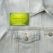 Tennis Ball Designname Tag Namensschild (Beispiel)
