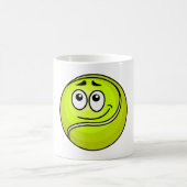 Tennis Ball Face Kaffeetasse (Mittel)