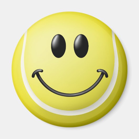 Tennis Ball Face Magnet (Vorne)