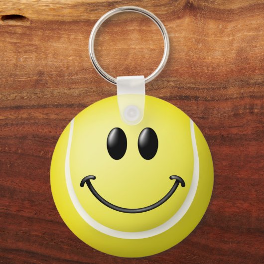 Tennis Ball Face Schlüsselanhänger (Vorderseite)