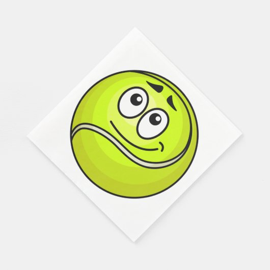 Tennis Ball Face Serviette (Ecke)