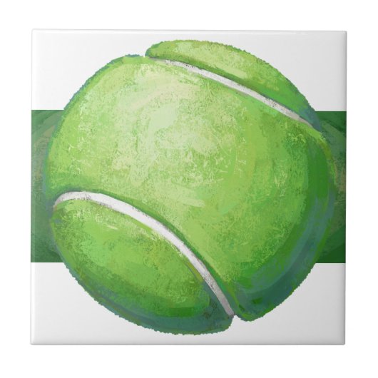 Tennis Ball Fliese (Vorderseite)