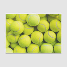 Tennis Ball Fuzz Muster Seidenpapier