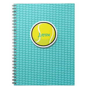 Tennis Ball Game Net NAME Sportteam Coach Notizblock