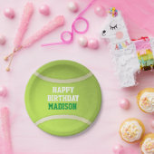 Tennis Ball Geburtstagsparty Pappteller (Party)