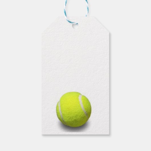 Tennis Ball Geschenkanhänger (Rückseite)