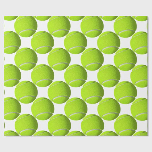 Tennis Ball Geschenkpapier (Flach)