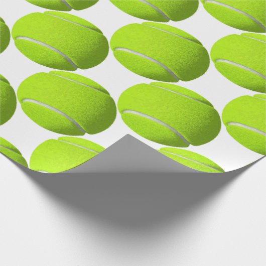 Tennis Ball Geschenkpapier (Ecke)
