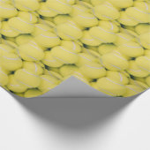 Tennis Ball Geschenkpapier (Ecke)