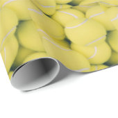 Tennis Ball Geschenkpapier (Rolleneckpunkt)