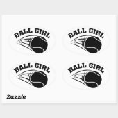 Tennis - Ball Girl Stickers (Blatt)
