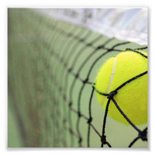 Tennis Ball Hitnet Fotodruck (Vorne)