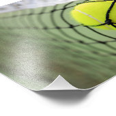 Tennis Ball Hitnet Fotodruck (Ecke)