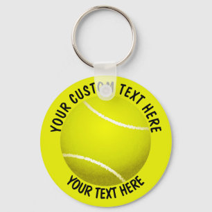 Tennis-Ball-Icon Custom Schlüsselanhänger