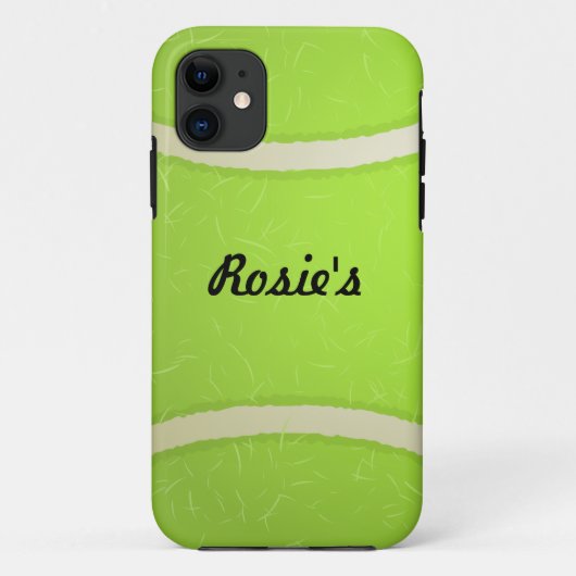 Tennis Ball iPhone Case (Rückseite)