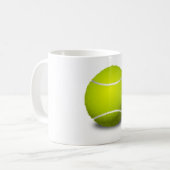 Tennis Ball Kaffeetasse (Vorderseite Links)