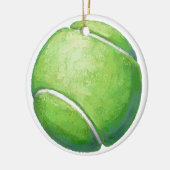 Tennis Ball Keramik Ornament (Links)