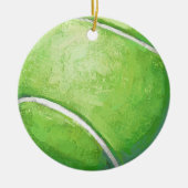 Tennis Ball Keramik Ornament (Vorne)