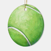 Tennis Ball Keramik Ornament (Links)
