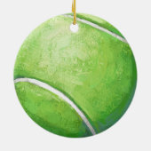 Tennis Ball Keramik Ornament (Hinten)