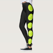 Tennis-Ball-Leggings-Komprimierungspflanzen Leggings (Links)