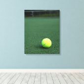 Tennis Ball Leinwanddruck (Insitu (Holzboden))